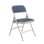 NPS 2205 Blue-Grey Padded Folding Chair - 4 Pack
