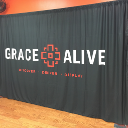 Custom Printed Drape Panel