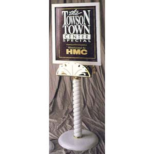 Custom Spiral Signholder